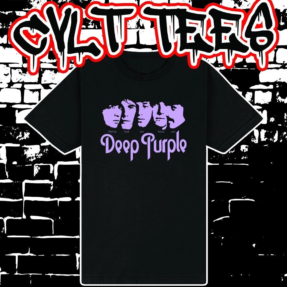 Men s and Women s T-shirts Deep Purple Band Tee 100% Cotton XS