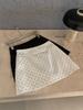 Guangzhou Thirteen Hong Lace-Up Vest & Polka Dot Skirt Two-Piece Fall/Winter Set