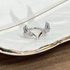 Simple Personality Qixi Festival Antlers Wings a Deer Has You Light Luxury Fashion Ring Women's Exquisite High Sense Niche Ring