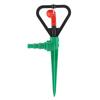 1/2inch Plastic Lawn Garden Sprinkler 360 Degree Water Spray Irrigation Drippers Stake