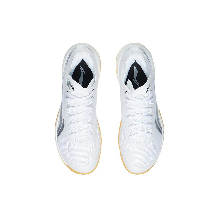 Li Ning Sprint Pro Badminton Shoes Unisex Low Top Standard White/Black AYAS012-4