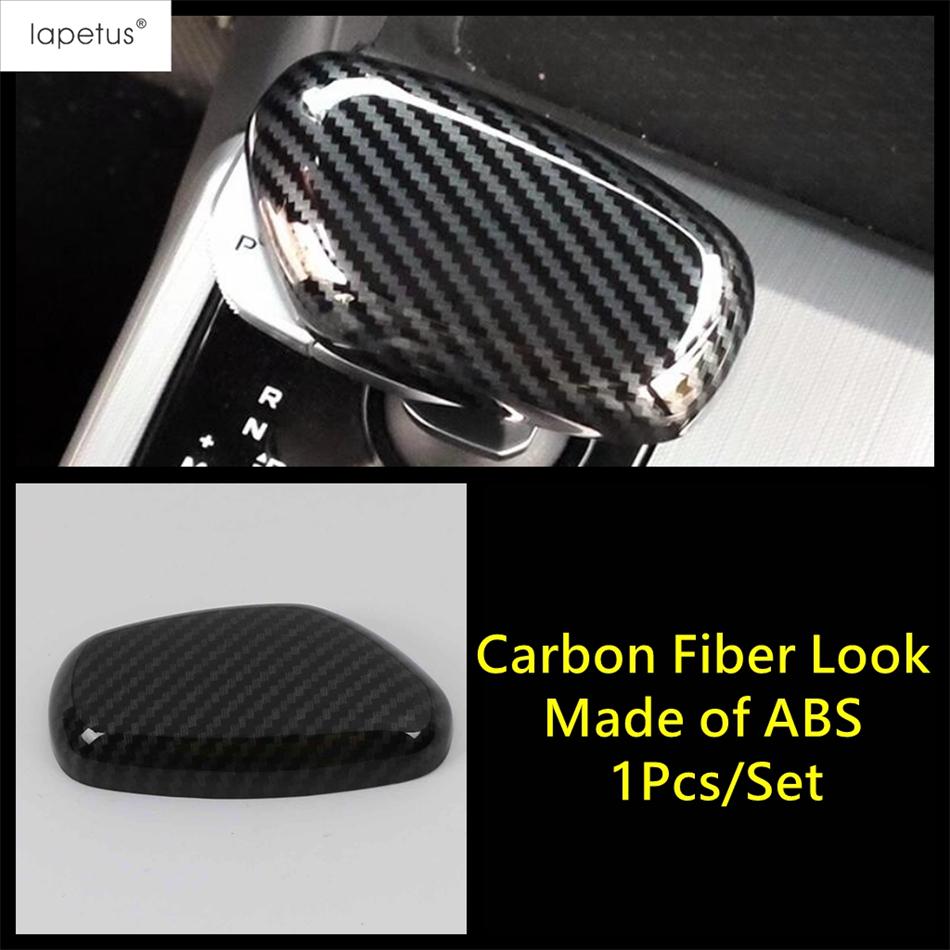 Gear Shift Knob Head Sticker Cover Trim For Geely New Tugella / Xingyue FY11 Carbon Fiber Interior Accessories