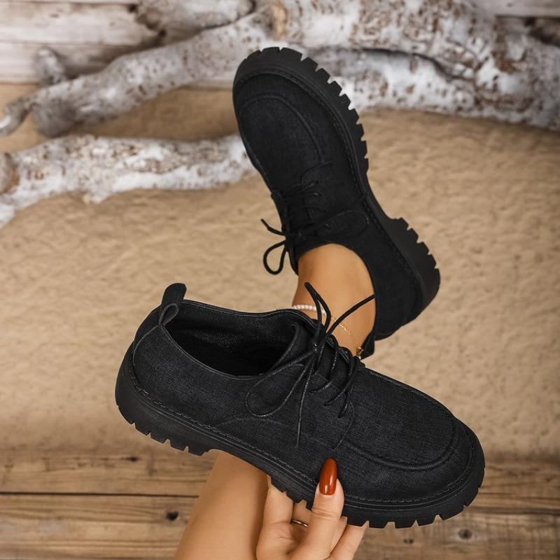 Fashion Women's Shoes 2025 Loafers Women's High Heels Platform Office Pumps Women Round Toe Med Heel Plus Size Shoes Female