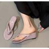 2025 Summer New Brand Women Slipper Narrow Band Ladies Casual Slides Outdoor Dress Flat Heel Vacation Sandal