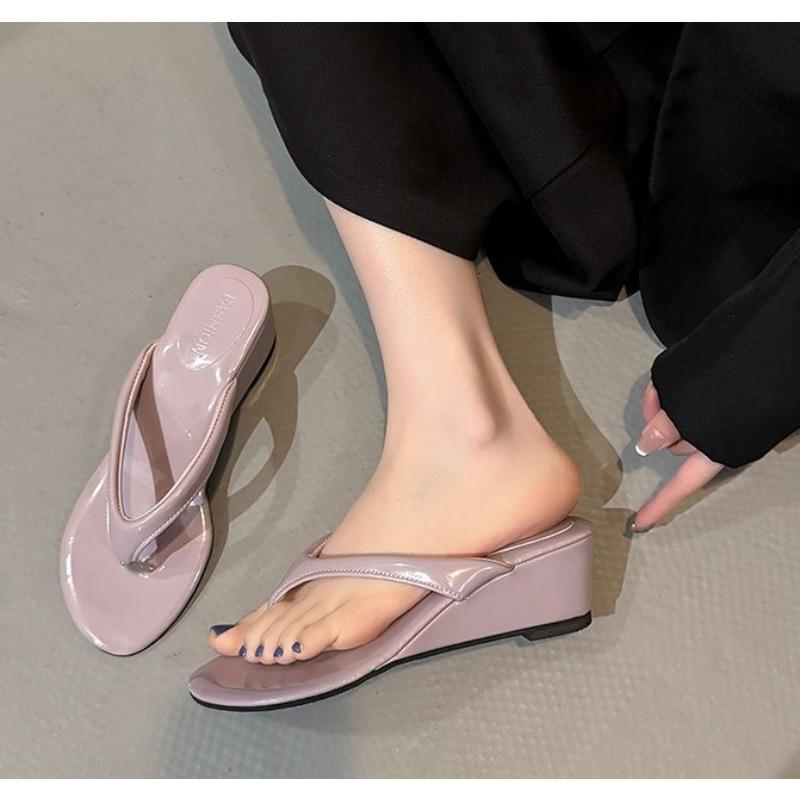 2025 Summer New Brand Women Slipper Narrow Band Ladies Casual Slides Outdoor Dress Flat Heel Vacation Sandal