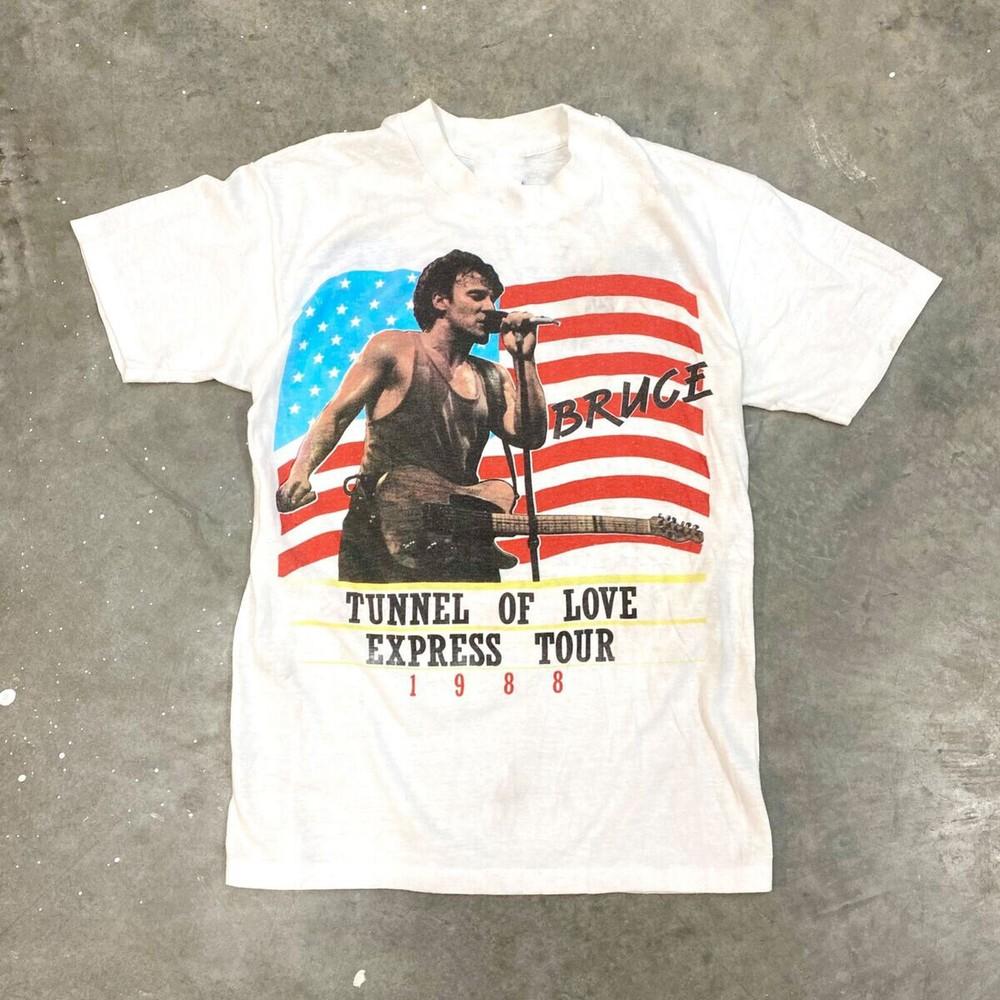 

VTG 80s Bruce Springsteen Tunnel of Love Tour T-shirt Unisex All Sizes BO756 Unisex T-Shirt M