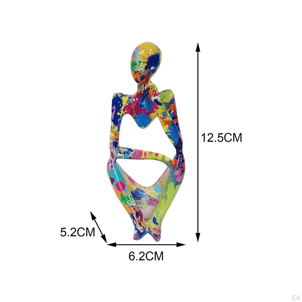 Abstract Thinker Figurine for Home Display And Decor