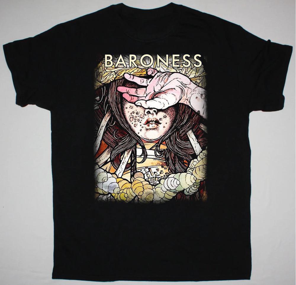 Baroness Band Gift For Family Black T-Shirt Cotton All Size Unisex T-Shirt S
