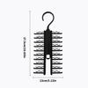 Multiple Use Tie Hanger With 20 Clips Professional Tie Storage Hanger Organizers with 20 Positions for Easy Selection