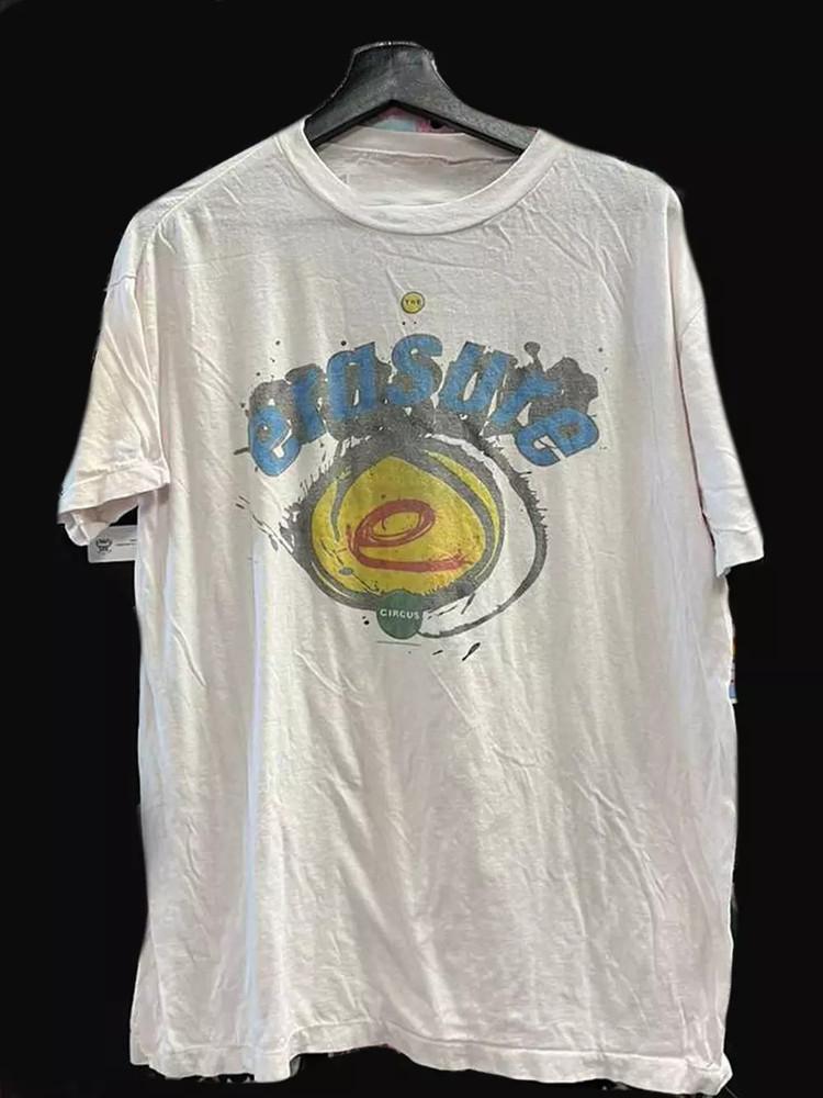 Erasure Band Circus Album Unisex Cotton T-Shirt S-5XL QA716 Unisex T-Shirt L