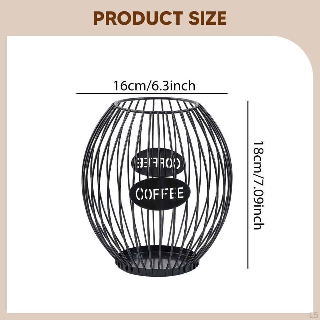 Kaffeekapselhalter Korb Organizer Behälter Kapsel Dekorativeisen Geeignet für