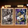 23cm/9.06in 3D Anime Motion Night Light Painting JOJO Peripherals Mirror Photo Lamp Bedroom Table Party Supplies Gift Decoration