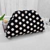 High Quality Polka Dot Clutch Bag Portable Large Capacity Cosmetic Bag Colorblock Handbag Women