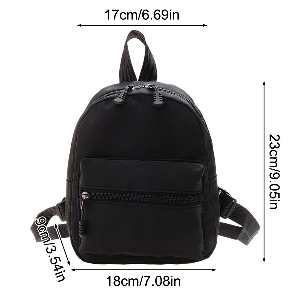 Mini Womens Backpacks Trend Nylon Female Bag Small School Bags White Rucksack For Teen Girls Fashion Casual Backpack