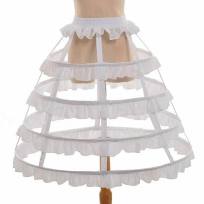 Verstellbarer Lolita-Unterrock mit hohler Spitze für Brautkleider und Hochzeitskleider für Mädchen