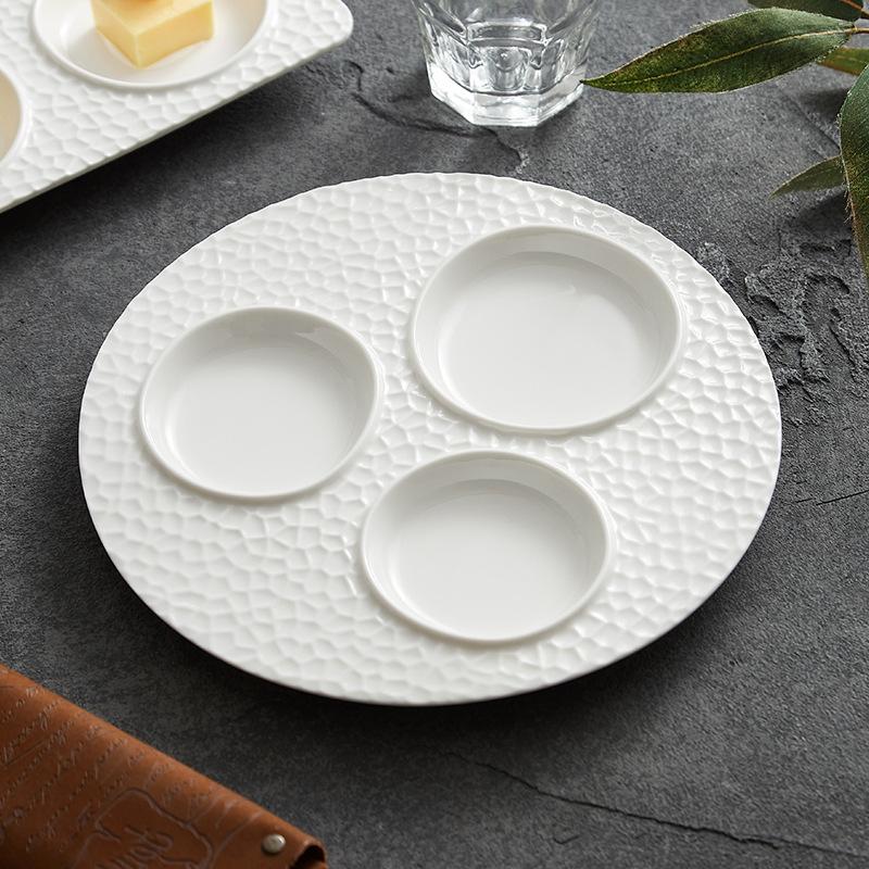Ceramic Dim Sum Plate Creative Featured El Restaurant Appetizer Cold Dish Plate Lemon Dish Molecular Tableware