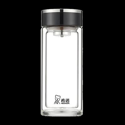 Xinuo XN-1000 Double-Wall Glass Water Bottle