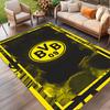 Borussia Dortmund Print Rug, Washable Floor Carpet, For Entryway Dorm Laundry Room Office Study, Home Decor Birthday Christmas Gift