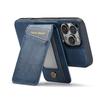 FIERRE SHANN 025 Style For iPhone 16 Pro Max Case Leather+TPU Detachable Card Slots Phone Cover