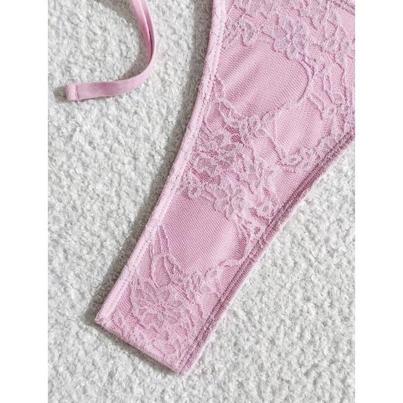 Women S Sexy Lace Multi Layer Three Piece Bikini Swimwear Set