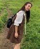 Code Graphy (Women) Faux Suede Dress_Brown