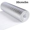 5m/10m Wandisolierfolie Wasserdichte Aluminiumfolie Isolierwatte Verdickt Sonnenschutz Heizkörper Reflektierende Folie