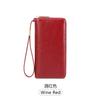 New anti-theft brush women's wallet oil wax leather long zipper wallet large capacity clutch