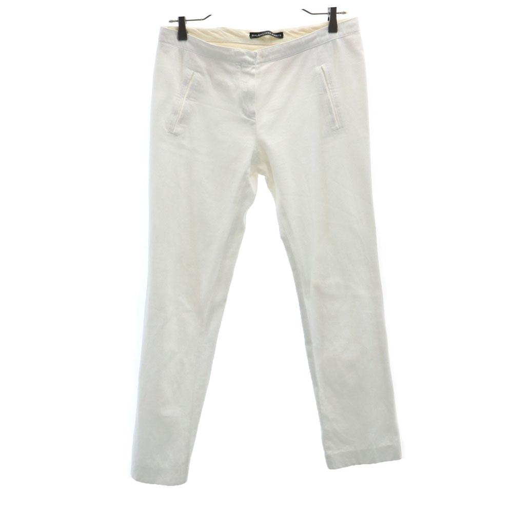 Balenciaga Long Pants 40 White .PANTS Women Used
