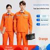 Men's Polyester Long-Sleeve Workwear Set - Moisture-Wicking Uniform for Auto Repair and Labor Protection