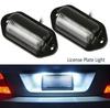 12-24V Universal Truck RV Trailer Tail License Plate White Side Lamp Bulbs 6LED Car License Number Plate Lights Waterproof