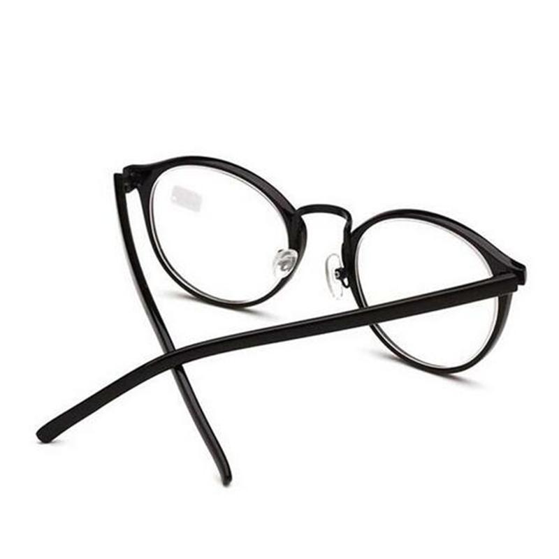 Round Finished Myopia Glasses Women Men Ultralight Black Frame Short-Sight  Eyewear Prescription -1.0 -1.5 -2 -2.5 -3 -3.5 -4