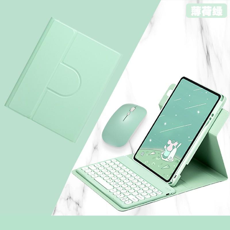 Rotating Acrylic IPad 10th Gen 10.2 Inch Case With Pen Slot Magnetic Bluetooth Keyboard Folio Cover