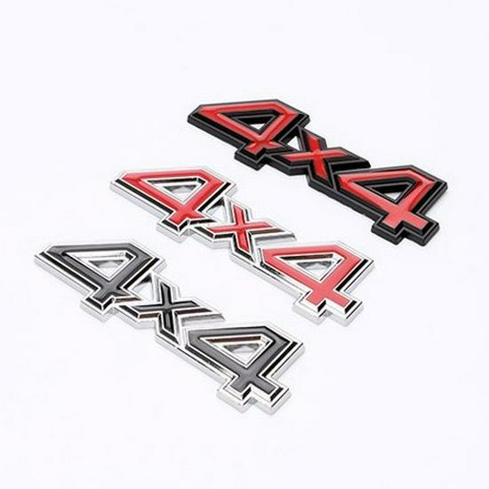 Dodge Journey 4X4 Off-road Metal Emblem 3D Car Sticker - Four-Wheel Drive Logo for Modified Vehicle