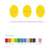 JongIeNara Wellpappe Buntpapier Set - 12 Farben, 12 Blatt