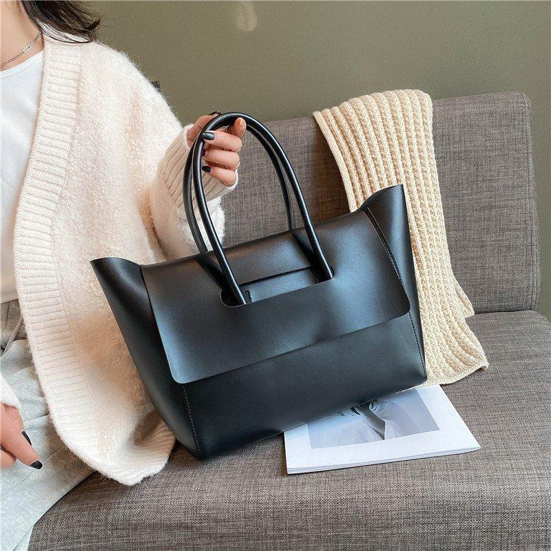 Large Capacity Bag Women's Bag 2025 New Korean Version Large Capacity Handbag Spring Retro Tote Bag