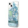 Guess Guhcp13Slflsn Iphone 13 Mini 5,4Zielony/Green Hardcase Flower Liquid Glitter