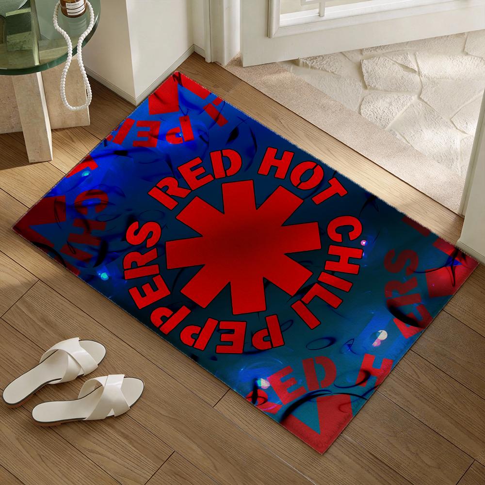 Funk Rock Band R-Red Hot Chili Pepperss Floor Mat Soft Flannel Non-Slip Door Mat - Thickened Rug for Living Room Home Decor 40x60cm