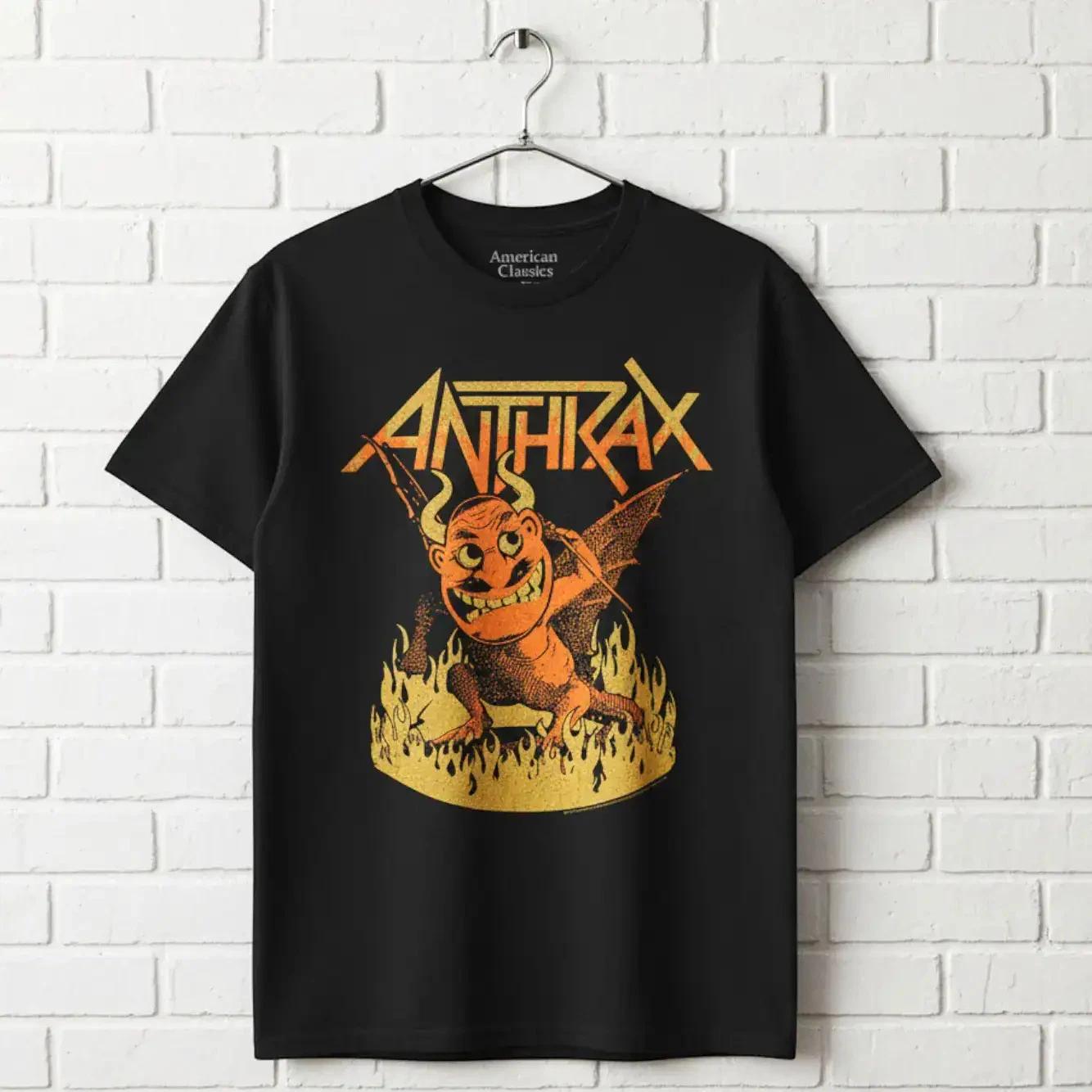 Anthrax Not Man Fiery Devil Men s T-Shirt M