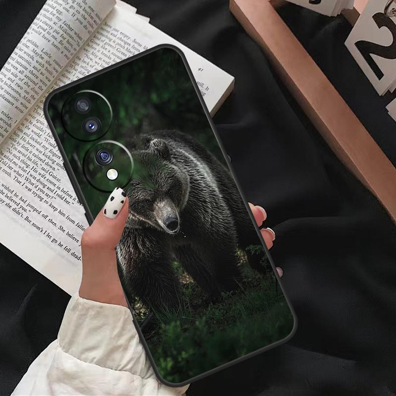 Grizzly Bear For Honor Magic 8 6 7 Pro Case For Honor X9d X9c X9b X9a X8c X8b 200 400 50 70 90 Lite Win RT