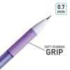 FLAIR Clixx 0.7 mm Mechanical Pencil Pack of 10 | Triangular Barrel, Ergonomic Grip, Free Lead Tube, Lightweight for School & Office