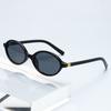 New Sunglasses Retro Versatile Women's High-end Fashion Exquisite Oval Fashion Sunglasses 3089