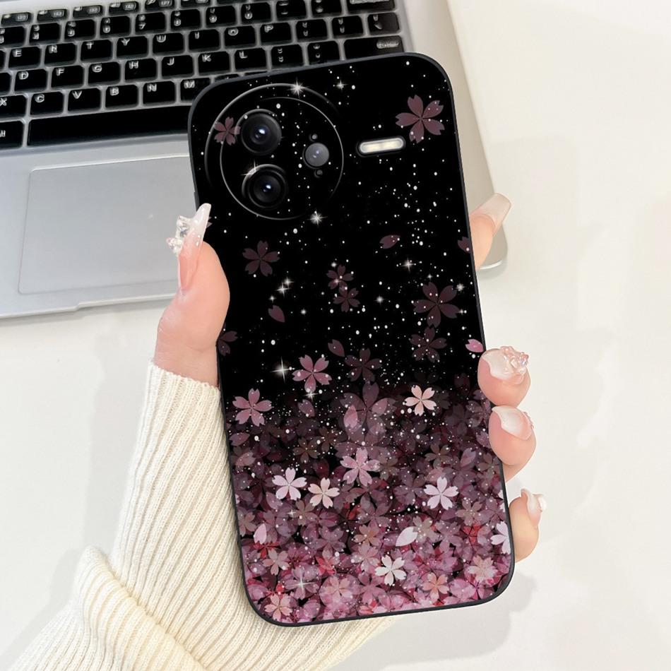 For Xiaomi Poco F7 Ultra / Poco F7 Pro Elegant Butterfly Floral Phone Case For Poco F7ultra F7Pro Soft Silicone Shockproof Cases