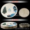 European & American Christmas Snowflake Scene Commemorative Coin: Cartoon Love Lucky Coin Collection
