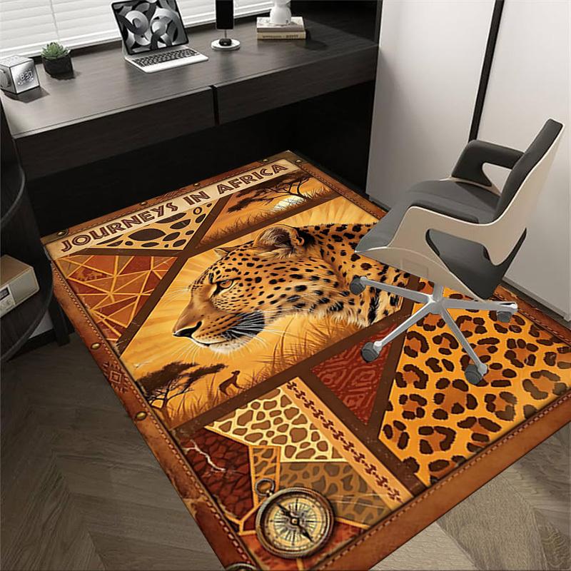 

1PC Journeys Africa Non-Slip Floor Carpet Compatible for Office&Living Room&Bedroom&Dining room - Soft & Pattern-G0405 60cm by 90cm