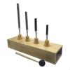 4 Pieces Musical Tuning Fork Tuner Device Instrument Yoga Portable Repairing Forks