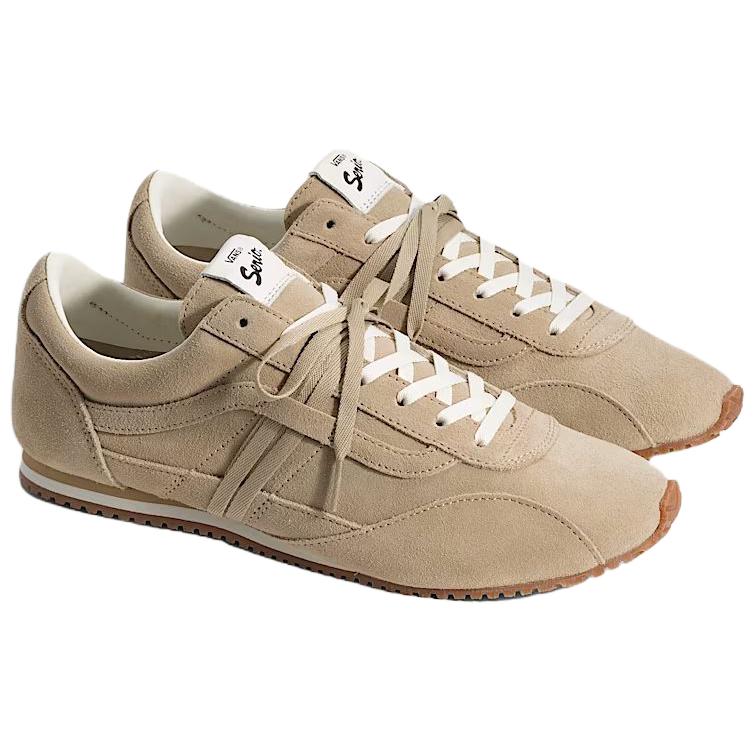 Vans Super Lowpro Premium Trainer Comfortable Fit Low Top Lifestyle Casual Shoes Unisex Sneaker Light-Brown VN000Z064MG