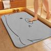 Quick-Drying, Dirt-Resistant Bathroom Diatom Mud Mat - Soft, Absorbent, Anti-Slip for Entrance