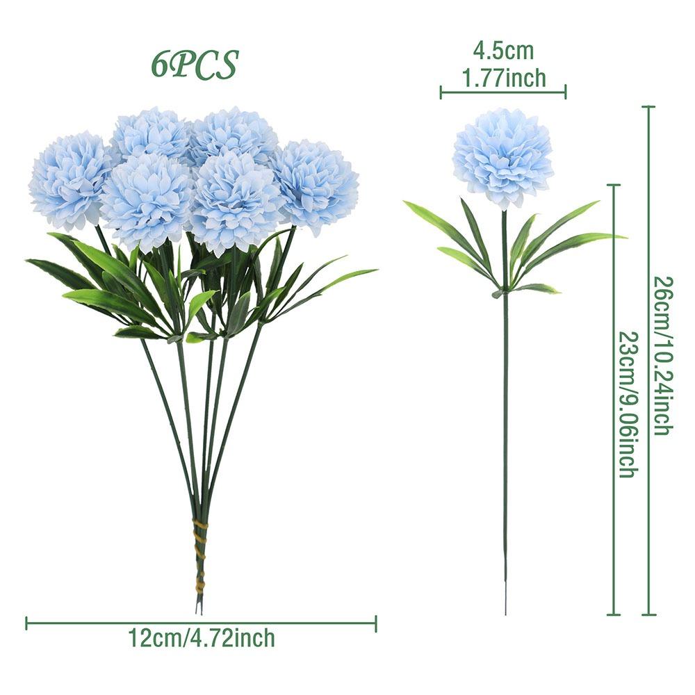 

Hydrangea Artificial flower Non-Fading Silk Arrange flower bouquets Not Wither Ins Style Fake Flower Bouquet синій