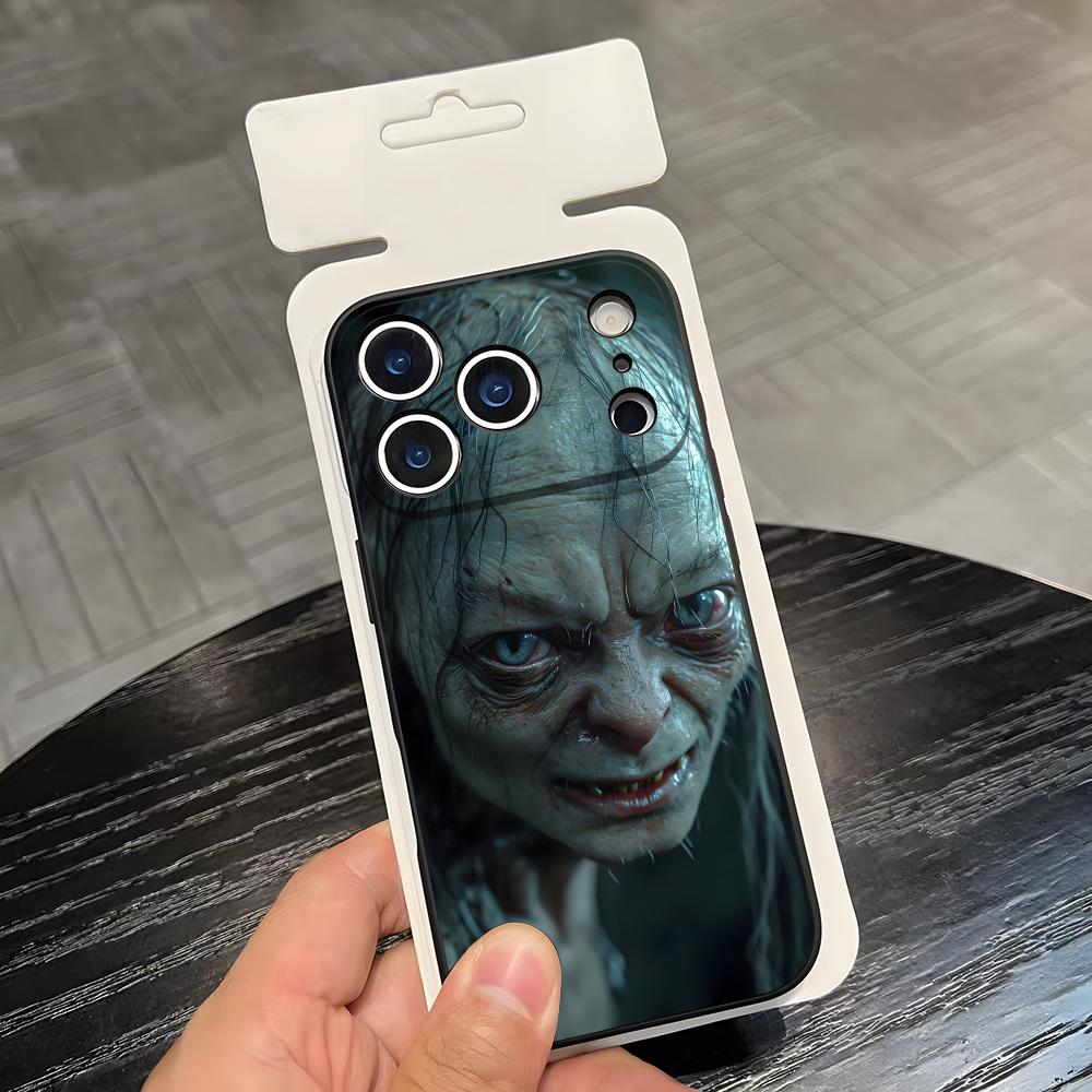 L-Lord Of The R-Rings Gollum Phone Case For IPhone 17 Air 16 E Pro Max 15 14 13 Mini 12 Pro 11 Max Plus Black Soft Shell