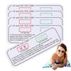 UV Test Card Reusable Card To Test UV Light 5 Pcs UV Light Test Cards To Check UV Protection Level UVA & UVC Light Identifying